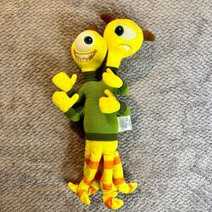 New Disney Monsters University Plush Terry and Terri Disney Store Monsters U 16"